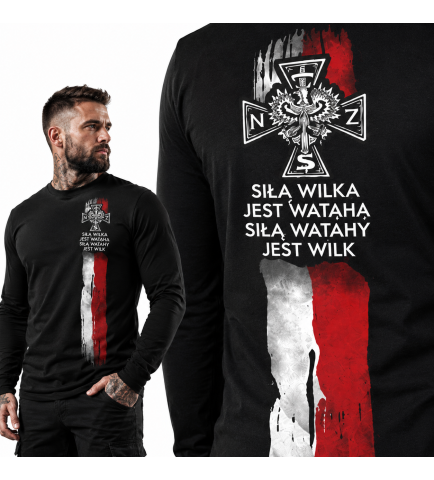 LONGSLEEVE PATRIOTYCZNY SIŁĄ WILKA